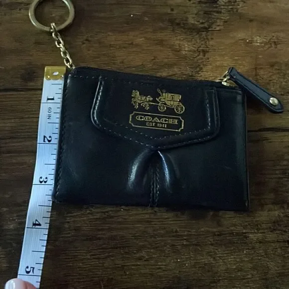 Coach vintage leather Coins mini wallet - Picture 6 of 6